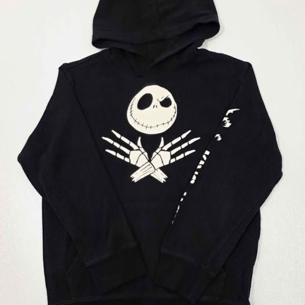 Disney Nightmare Before Christmas Jack Skellington hoodie 🖤 Youth Medium